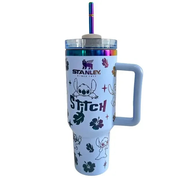 ✨ Stitch 40oz Stainless Steel Car Mug
