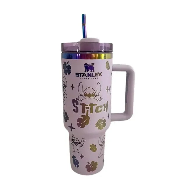 ✨ Stitch 40oz Stainless Steel Car Mug