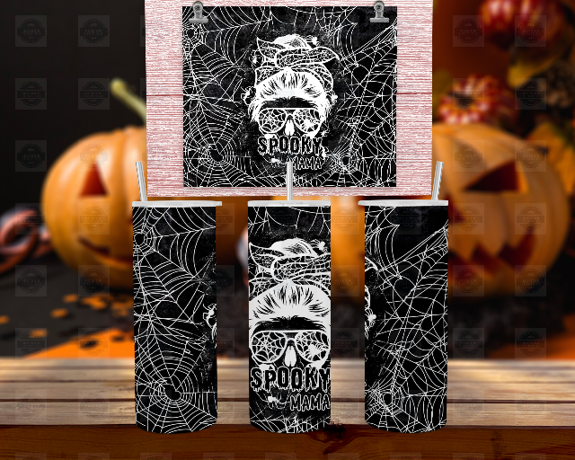 🎃 Glow-in-the-Dark Halloween Tumbler with Straw