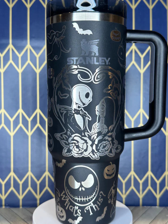 ✨ 40oz Spooky Glow Collector’s Mug – Nightmare Before Christmas Edition