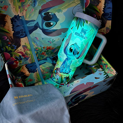 🌌 Limited Edition Jack & Sally 40oz Stainless Steel Travel Cup
