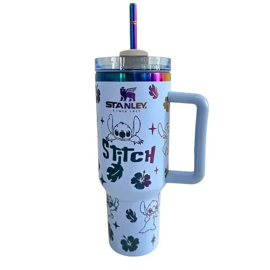 ✨ Stitch 40oz Stainless Steel Car Mug