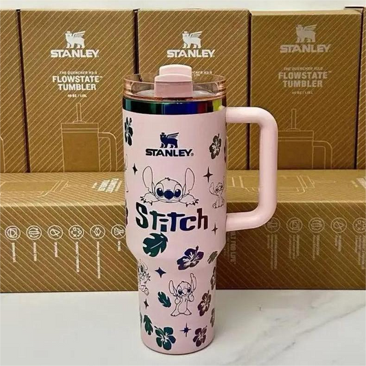 ✨ Stitch 40oz Stainless Steel Car Mug
