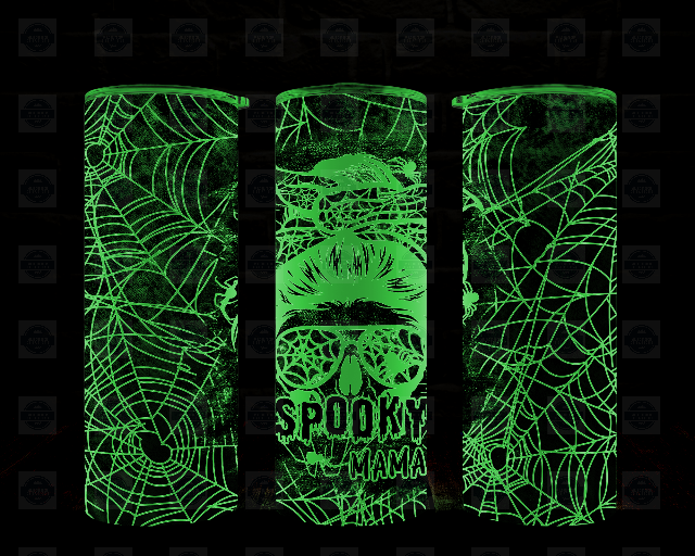 🎃 Glow-in-the-Dark Halloween Tumbler with Straw