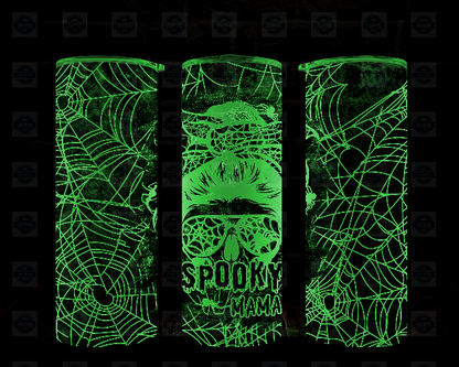 🎃 Glow-in-the-Dark Halloween Tumbler with Straw