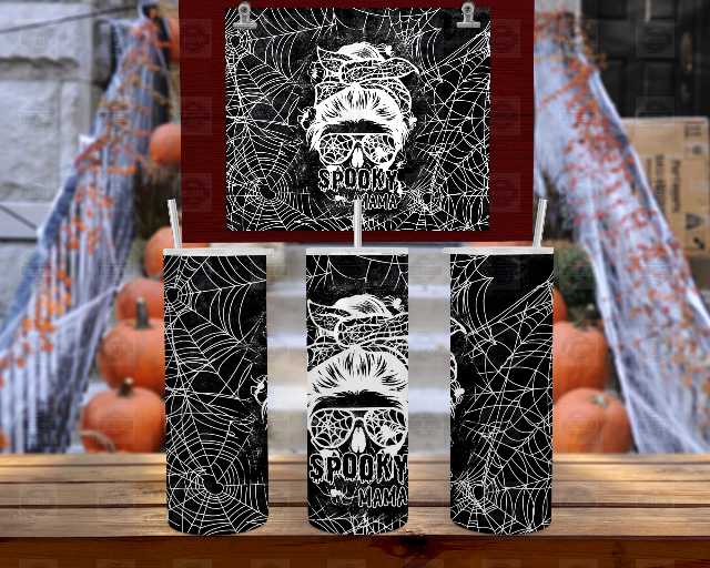 🎃 Glow-in-the-Dark Halloween Tumbler with Straw